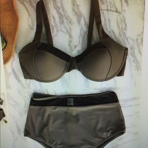 Cupshe righteous ardour high-waisted bikini set